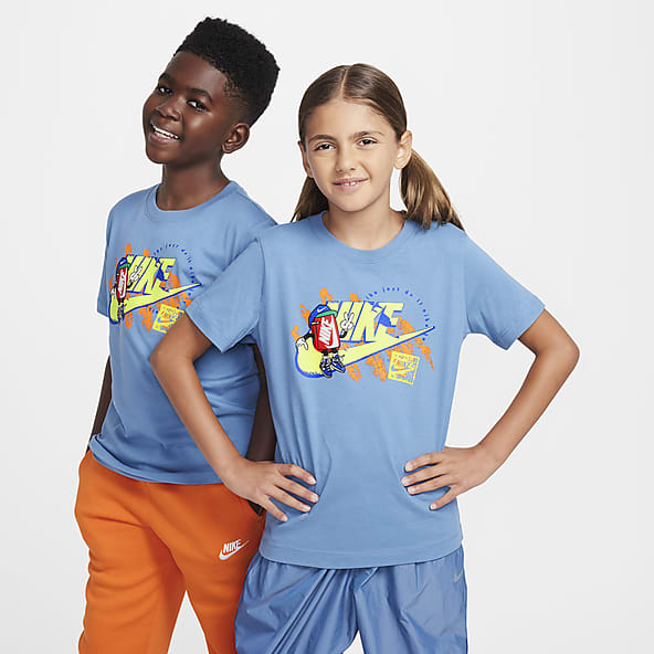 Boys blue nike shirt shop